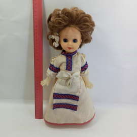 Кукла Ивановская 35 см. Родная одежда и обувь. Руки и ноги на резинке 